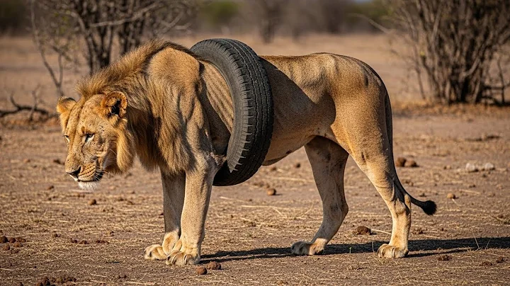 A Man Finds a Lion Slowly Dying After Two Years Trapped in a Tire — What Happened Next Is Incredible