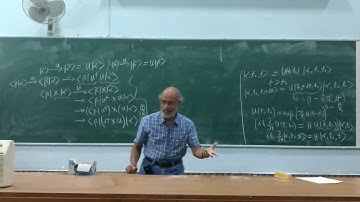 Quantum Mechanics Lecture - 20 Part - 1/2 at DU by Daya Shankar Kulshreshtha