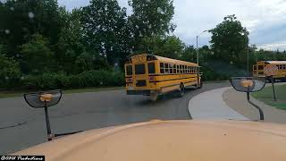 Convoying Back to the Yard in A 2015 IC CE School Bus W/ MaxxForce DT (Dashcam)