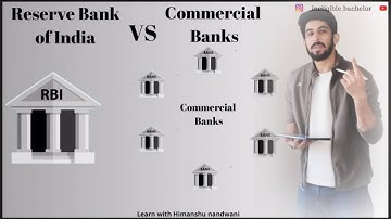 Reserve Bank and Commercial banks | Difference | BCom Sem 6 | Banking | VNSGU