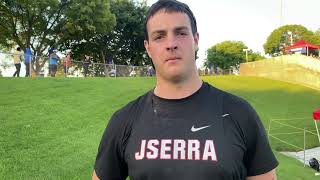 JSerra&#39;s Brendon See wins discus throw and shot put @ 2023 CIF-State Track &amp; Field Championships