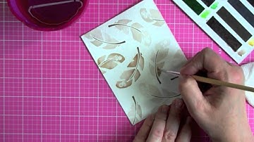 Watercolor with the Alley Way Stamps