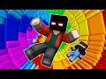 PULAMOS EM UM TÚNEL ESPIRAL! Minecraft-The dropper