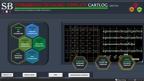 StoneBridge Template 2024 - version 6.0.147 FOR Structural detailing after protastructure Design