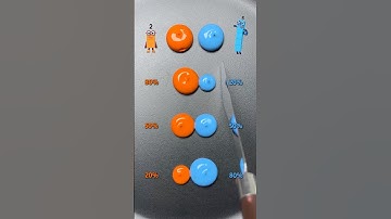 Different percentages of 2 and 5, guess the mixed color #satisfying #colormixing #sharkzhan