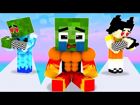 Monster School : Zombie x Squid Game Doll Bad Father - Minecraft Animation