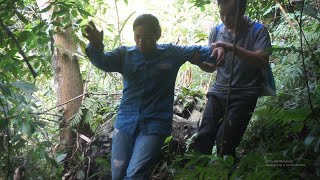 Unexpected encounter: Helping the unfortunate girl who fell in the forest