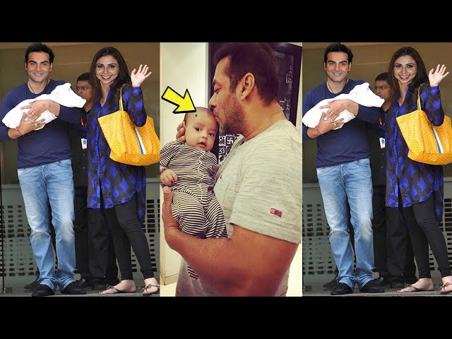 Salman Khan's Grand Welcome as Arbaaz Khan & Sshura Khan blessed with a Baby Boy! - YouTube
