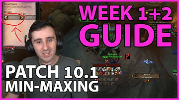 How to OPTIMIZE your Gearing at the start of Patch 10.1