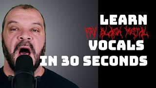 Pelajari Vokal Fry Black Metal Dalam 30 Detik