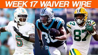 Waiver Wire Adds Week 17 Fantasy Football (2022)