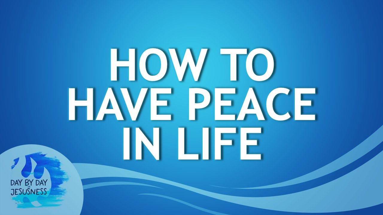 2025-02-14 How To Have Peace in Life - Ed Lapiz