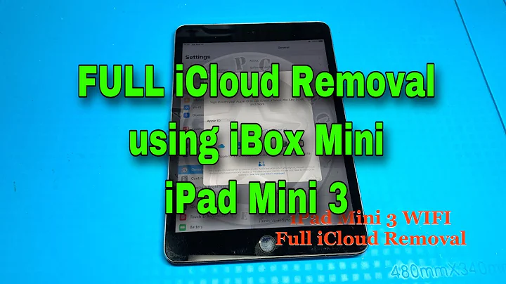 Full iCloud Removal using iBox Mini on iPad Mini3 |Tagalog