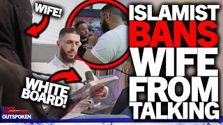 “F***ing clown! Islamist Ali Dawah DESTROYED over BANNING wife from speaking by Tommy Robinson ally