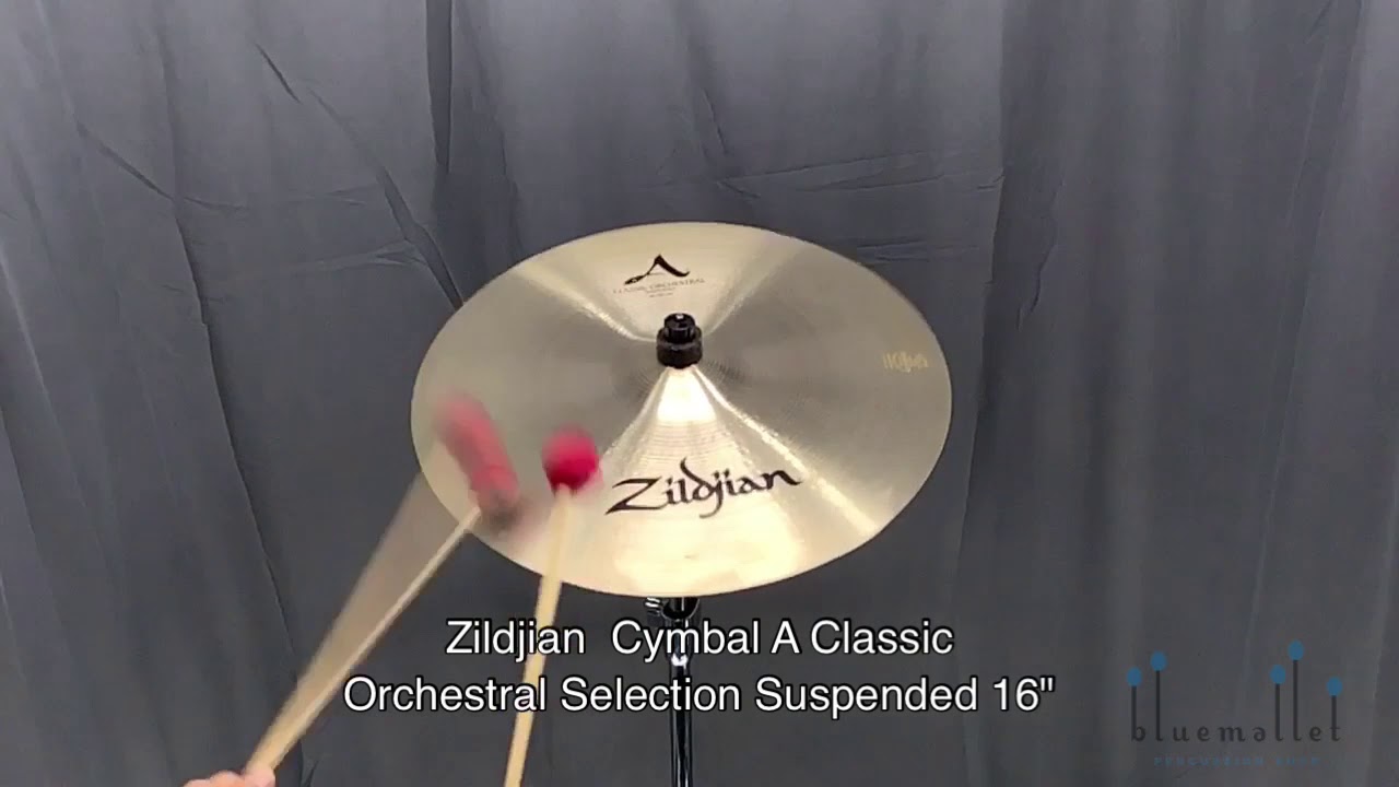 Zildjian Suspended Cymbal A Classic Orchestral Selection 16" YouTube