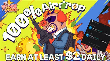 Piggy Piggy Withdrawal 🤑 Piggy Piggy Airdrop | Piggy Piggy Telegram Bot | Instant Crypto Loot Today