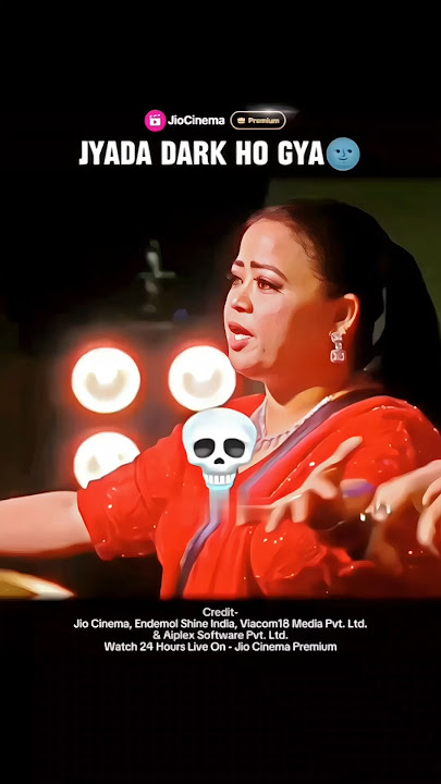 jada hi dark ho gya 🥶 ft. bharti singh #bigboss #bhartisingh #shorts