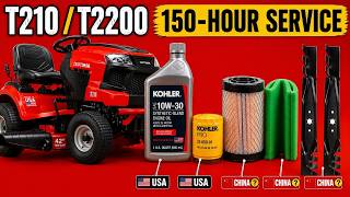 Craftsman T210 / T2200 & Similar MTD Mowers: Complete 150-Hour Service