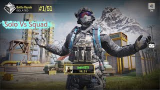 Solo Vs Squad | Call of Duty Mobile Battle Royale | CODM emulator Gameplay