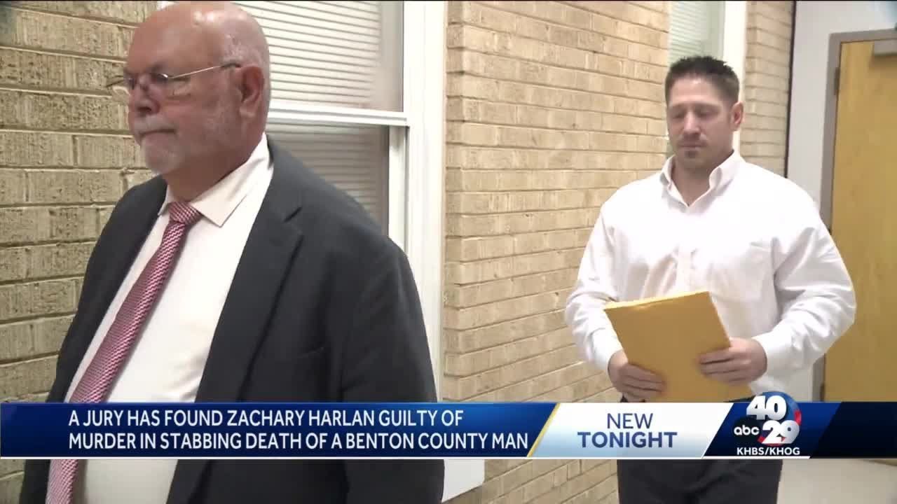 Benton County, Arkansas jury finds Zachary Harlan guilty in murder