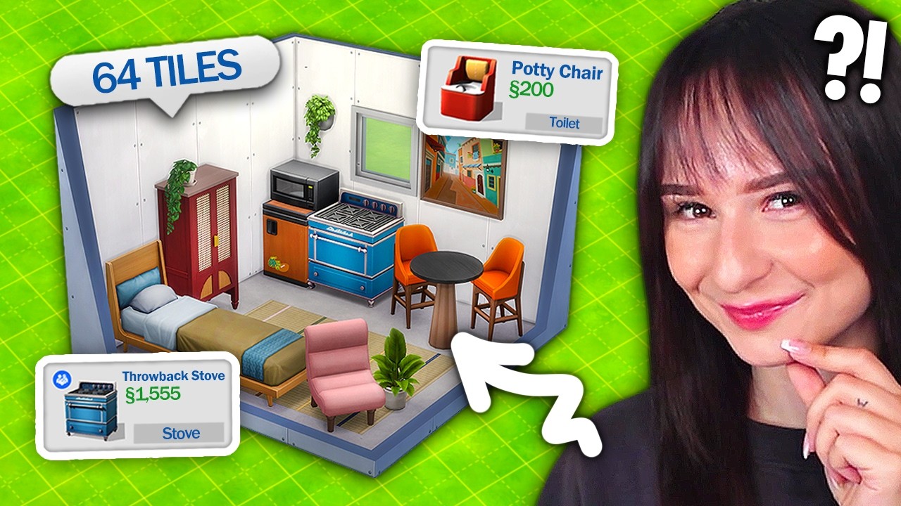 Building a TINY HOME with RANDOMISED ITEMS in The Sims 4 - YouTube