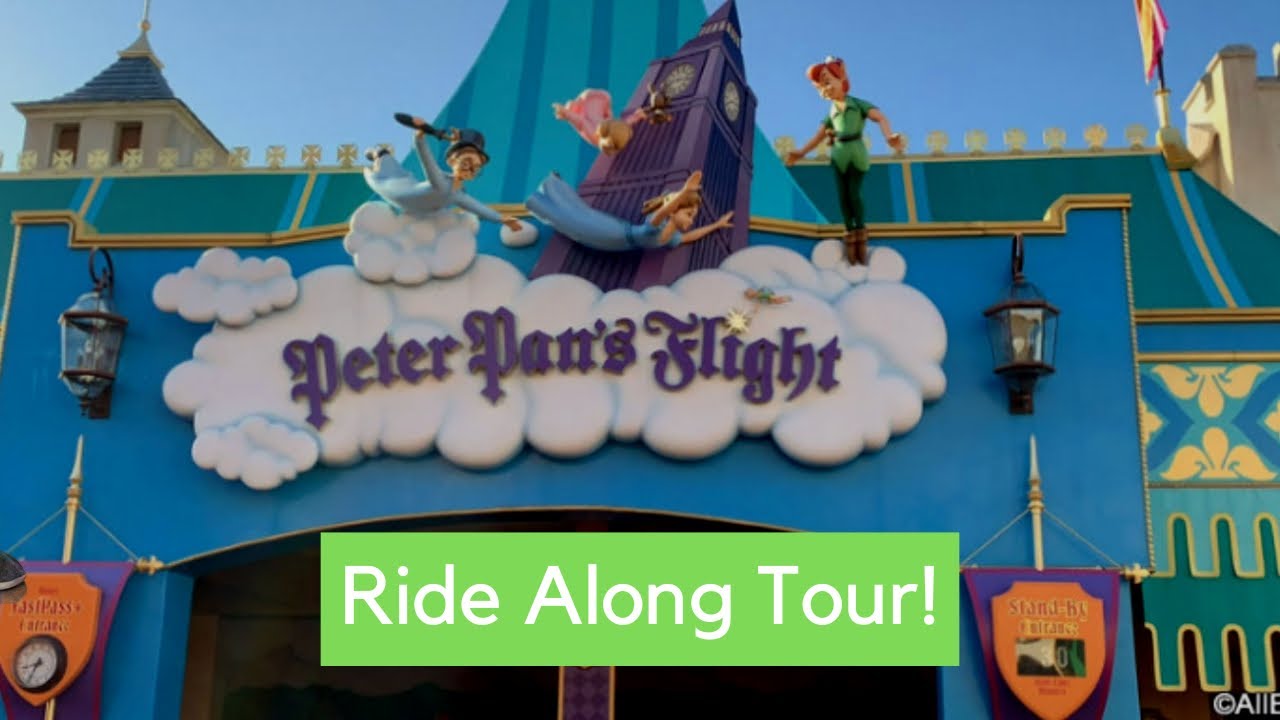 Full Magic Kingdom Peter Pan Ride Along Tour - YouTube