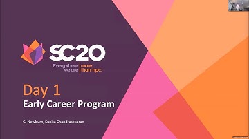 SC20: Early Career Program–Day 1