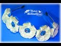 ОБОДОК с цветами КАНЗАШИ МК 🌷 DIY Kanzashi Headband