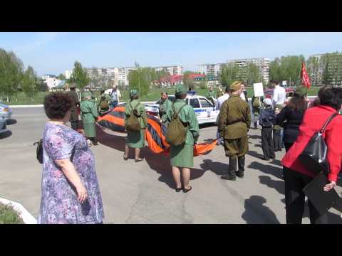 Бессмертный полк - построение - 9 мая 2015 г Заринск