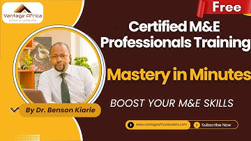 Monitoring and Evaluation Mastery in Minutes