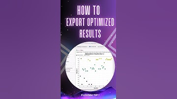 FlexSim: Export Optimized Results in Seconds! #flexsim #FlexSimOptimizer #Experimenter