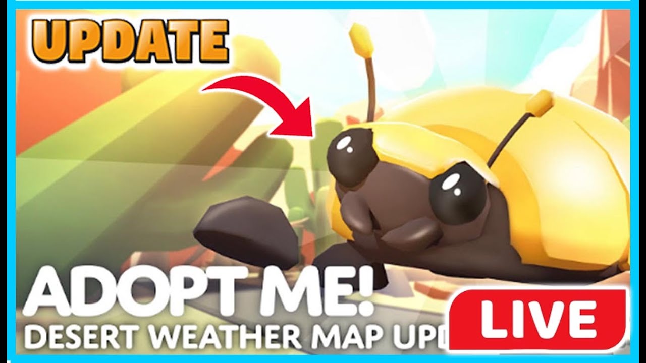 ADOPT ME DESERT WEATHER MAP UPDATE *+Using a mudball* | Live!