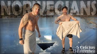 Two Guys Having Fun Ice Dipping in Norway by MartinWood Studios 🌳🔨 1,978 views 3 years ago 4 minutes, 12 seconds