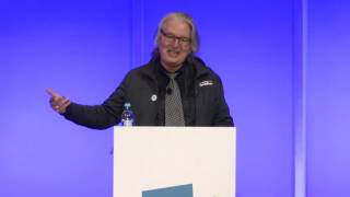 Bruce Sterling - The Prophet of AR - Our Future Daily Lives with AR at AWE EU 2016
