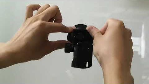 How to Assemble  in OHERX Sat Nav GPS Navigation Suction Cup Mount Holder?