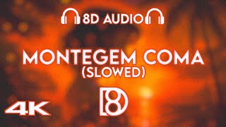 MONTAGEM COMA (8D Audio + Slowed + BASS BOOSTED) - ANDROMEDA x elysian 🎧 | FEEL THE DARK DROP