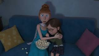 Gemini Omni Flash - Lucy & Margo Watching a Monster Movie | AI screenshot 4