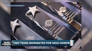 Two semifinalists for Military Child of the Year award live in Lompoc