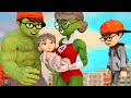 The Return of SUPERHEROES Nick Hulk And Spiderman - Scary Teacher 3D Brave BABY TANI