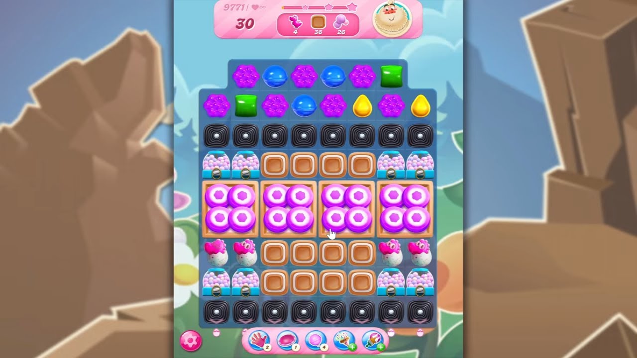 Candy Crush Saga LEVEL 9771 NO BOOSTERS (new version)🐟☑️ - YouTube