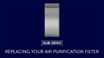 Replacing the Air Purification Filter on your Classic Refrigerator