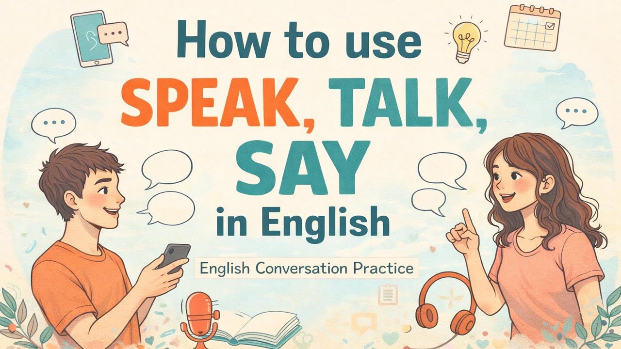 Как использовать слова «говорить», «говорить», «сказать» в английском языке | Учим английский с п...