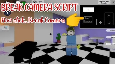 ROBLOX BREAKCAMERA SCRIPT using FLUXUS EXECUTOR played at Fencing & BROOKHAVEN - script on comments