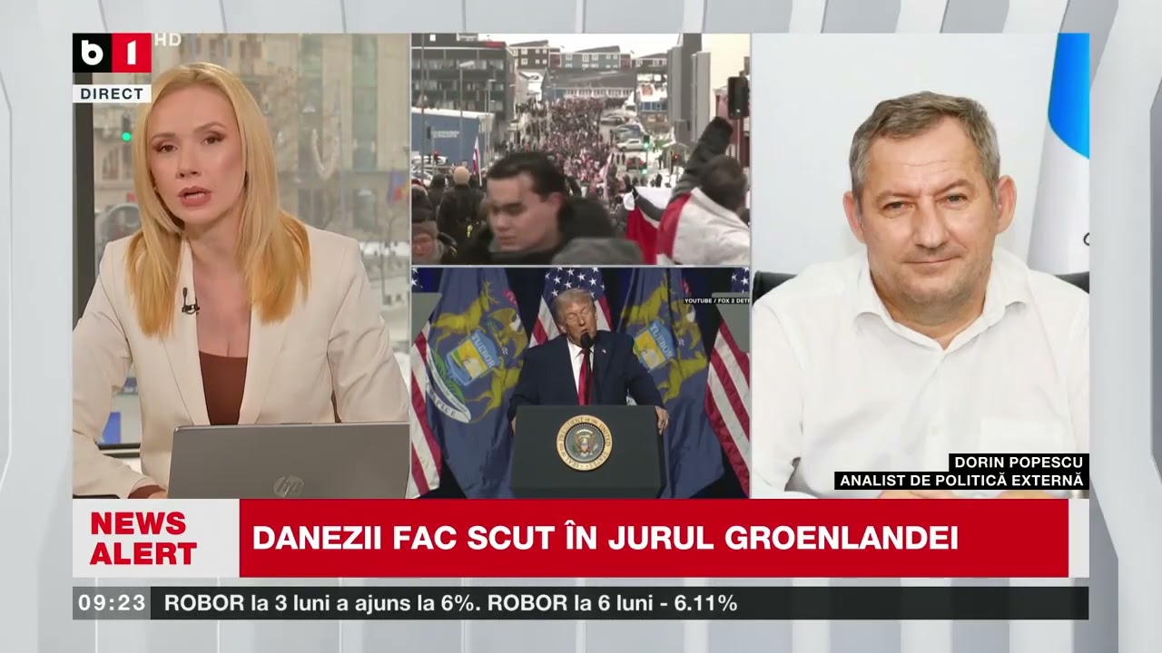 DORIN POPESCU, ANALIST DE POLIT  EXTERNĂ, DESPRE DANEZII CARE FAC SCUT ÎN JURUL GROENLANDEI