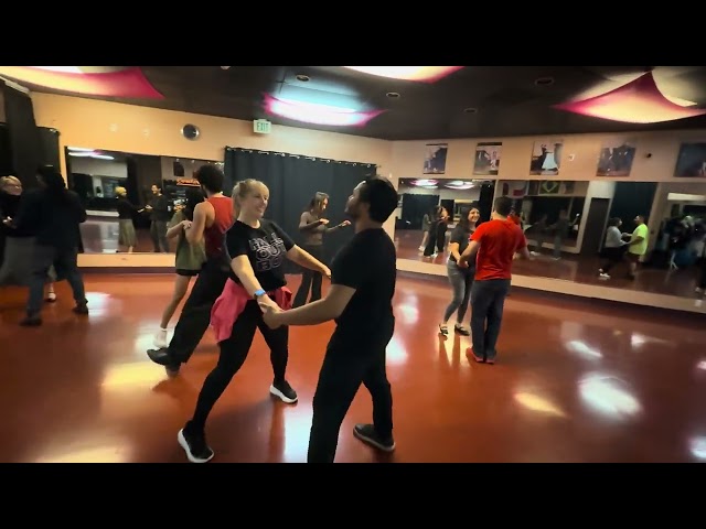 Bachata & Salsa Classes at OC Dance Studio in Orange County for adults. Beginners welcome and no partner needed. Always 