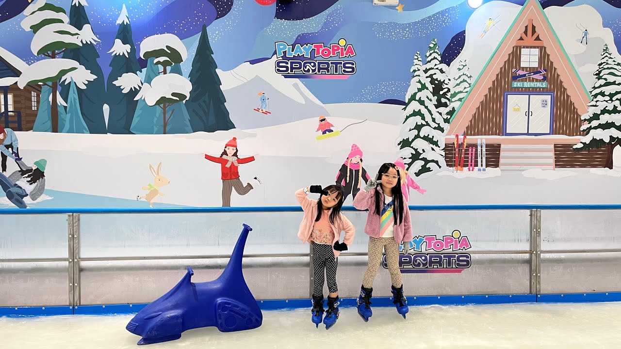 Fun Ice Skating Day at Playtopia Sport- Karawaci! ❄️⛸️
