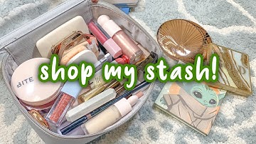 january shop my stash! (makeup rotation & project pan items)