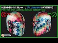 Blender 40 how to uv unwrap anything