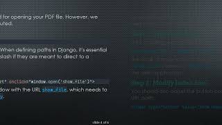 Fixing the 404 Error When Showing Files in a New Browser Window in Django
