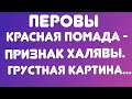 Перовы// Красная помада - признак халявы// Грустная картина.. // Обзор видео//